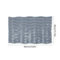 thumbnail image 3 of Non Slip Bathtub Mat 27.56x14.17in PVC Powerful Suction Anti-Slip Pad Gray Blue Green Durable Easy Clean Comfortable Safety for Elderly Shower Foot Bathroom Floor Tub, 3 of 5