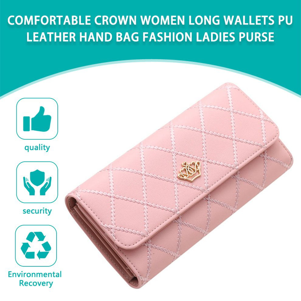 Crown Royal 1 Womens Double Zip Wallet