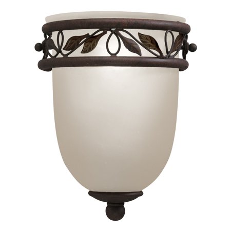 UPC 737995371739 product image for Aztec Lighting Traditional 1-light Tannery Bronze w/Gold Wall Sconce | upcitemdb.com