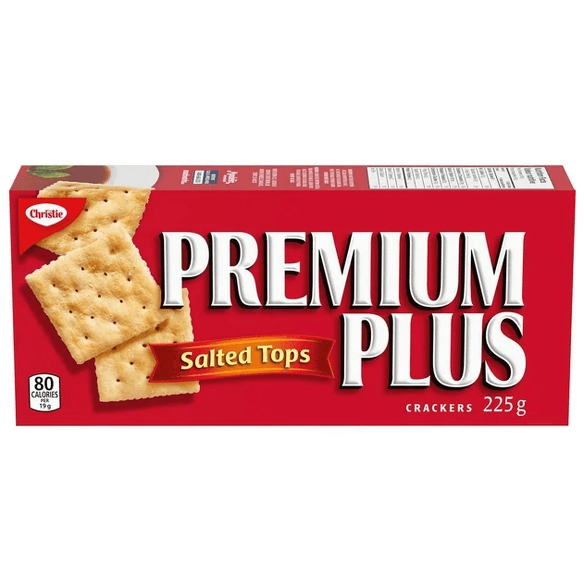 Christie Premium Plus Crackers 225g - Salted Tops with Sea Salt