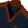 thumbnail image 6 of Awdenio Mens Tshirts Short Sleeve Casual Fashion Tee Shirts Color Block Slim Fit Golf Shirt with Pocket, 6 of 9