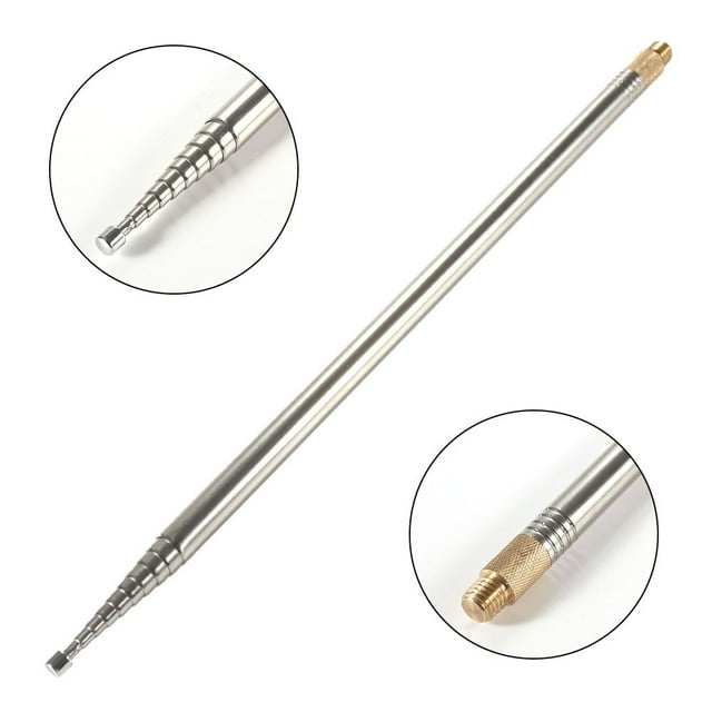 MYG 1/2pcs Stainless Steel 2.5M Whip Antenna For PAC 12 JPC-7 DIY Shortwave Antenna Radio Communications Rod Antenna Tools
