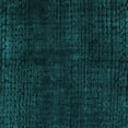 thumbnail image 1 of Ahgly Company Machine Washable Indoor Square Abstract Turquoise Blue Modern Area Rugs, 3' Square, 1 of 4