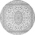 thumbnail image 1 of Ahgly Company Indoor Round Medallion Gray Traditional Area Rugs, 8' Round, 1 of 1