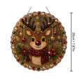 thumbnail image 5 of Leutsin Christmas Pearl Diamond Art Hanging Ornament Kit, Xmas Reindeer Acrylic Round Board with Lace Edge DIY Diamond Painting Suncatcher Set, Handmade Holiday Hanging Decor Gift for Window Wall, 5 of 7