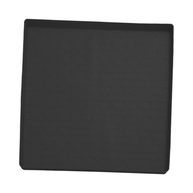 Alfombrilla de silicona Gloria para lavadora y secadora con borde Negro