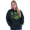 thumbnail image 3 of Funny Oh Snap Turtle Animal Pun Hoodie Sweatshirt Women Men Brisco Brands L, 3 of 6