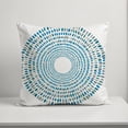 thumbnail image 4 of Creative Products Round Blue Dashes 20x20 Indoor / Outdoor Pillow, 4 of 8