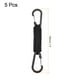 thumbnail image 2 of Llave de paracord Uxcell, paquete de 5 llaveros trenzados con anillos en D dobles, llaveros de supervivencia negros, 2 of 5