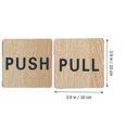 thumbnail image 3 of MasteelfCA 2pcs Pull Push Door Signs Entrance Door Pull Push Signs Indication Signs, 3 of 9