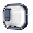 thumbnail image 5 of Durable Case for AirPods 4, HD Clear & Contrast Color Design Shockproof Cover for AirPods 4th Generation 2024 with Switch and Carabiner, 5 of 5