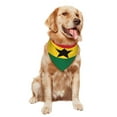 thumbnail image 4 of Ghanaians-Flag Dog Bandana Adjustable Dog Bib Scarf Handkerchief For Large Medium Small Dogs Cats Pets, 4 of 6