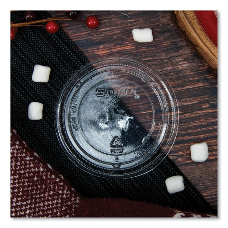 Straw-Slot Cold Cup Lids, Fits 9 oz to 20 oz Cups, Clear, 100/Sleeve, 10 Sleeves/Carton Straw-Slot Cold Cup Lids, Fits 9 oz to 20 oz Cups, Clear, 100/Sleeve, 10 Sleeves/Carton