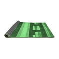thumbnail image 2 of Ahgly Company Indoor Rectangle Abstract Emerald Green Modern Area Rugs, 8' x 10', 2 of 4