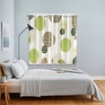 thumbnail image 3 of Abstract Geometric Kitchen Curtains Window Panels, Farmhouse Vintage Polka Dot Green Insulated Window Treatment Curtain, Grommet Curtains for Bedroom/Living Room/Bathroom, 2 Piece 42"Wx63"L, 3 of 8