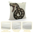 thumbnail image 4 of Shangniulu Embroidery Snake Pillow Cover Throw Pillow Case Cushion Cover Home Decoration Soft Square Multiple Sizes Available, 4 of 5