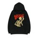 thumbnail image 3 of Sudadera de manga larga con capucha para mujer, ropa de calle informal con letras Punk de talla grande, Estilo Vintage, Ulzzang, gótico, de invierno, 3 of 3