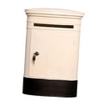 thumbnail image 2 of deevoka Wall Mounted Mailbox Charity Collection Donation Box for Bar Tip Jar Ballots White, 2 of 9