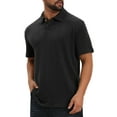 thumbnail image 4 of CAMISA POLO DE NEGOCIO DE MANGA CORTA CON BOTONES Y COLLAR PARA HOMBRE EN TEXTURA JACQUARD M NEGRO, 4 of 6