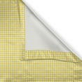 thumbnail image 6 of Ambesonne Checkered Valance & Curtain, Retro English Yellow, 55"x45", Yellow White, 6 of 6