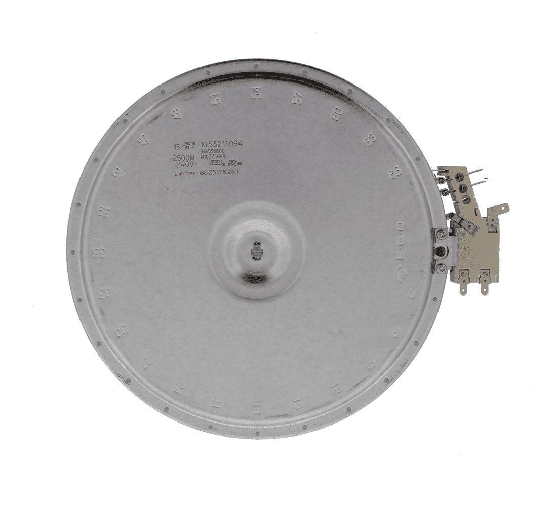 RS975D25 Range Dual Radiant Surface Element Replaces 316555800, WPW10275049