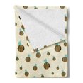 thumbnail image 2 of Bee Soft Flannel Fleece Throw Blanket, Flying Fat Bumble Bees Theme on Plain Background with Hand-Drawn Style Print, Cozy Plush for Indoor and Outdoor Use, 70" x 90", Multicolor, by Ambesonne, 2 of 5