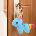 thumbnail image 4 of Llavero de peluche de unicornio, lindo llavero de peluche, adornos para mochila, dijes de animales de dibujos animados, colgante para llaves de coche, mochila y bolso, 4 of 8
