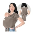 thumbnail image 1 of Portabebés envolvente ajustable KeaBabies D-Lite gris cobre, 1 of 9