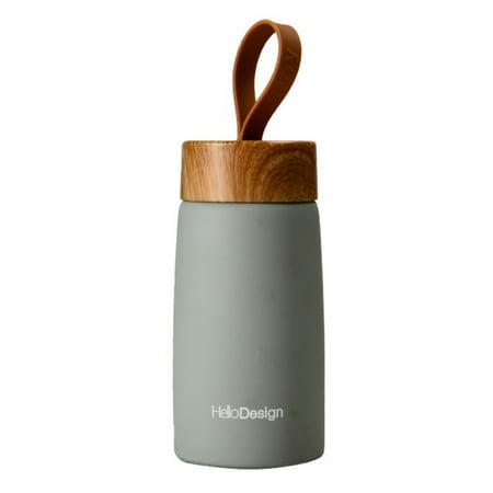 

280ML Thermos Water Bottle Coffee Mug Travel Cup Stainless Steel for Travel Home Office School Green 280ML