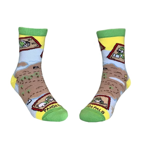 A Treasure Map Sock (Ages 3-7) from the Sock Panda Size: Medium (Age 5-7)