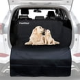 thumbnail image 1 of Forro de carga SUV para perros - Fundas de asiento de coche para perros Funda de asiento para mascotas para furgonetas, SUV - Negro, respaldo antideslizante impermeable y lavable Xemadio FLD-2007, 1 of 8