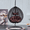 Black,Brown, variant on TesNus Egg Swing Chair with Stand, White Rattan Hanging Basket Chair with Cushion and Pillow, Indoor Outdoor Lounge Chair for Patio Balcony Backyard