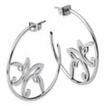 thumbnail image 1 of AAB Style ESS-113 Stainless Steel Hoop Earrings, 1 of 1