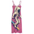 thumbnail image 4 of Space Astronaut Sleeveless Dress Women's Luxury Party Dress Birthday Dresses for Women, 4 of 6