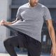 thumbnail image 4 of Camisas de Manga Corta de los Hombres de Verano de Color Sólido de Ajuste Deportivo, Cuello Redondo para el Ejercicio, Uso Diario Y Casero, 4 of 8