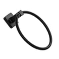 thumbnail image 4 of Uxcell Towel Ring Wall Mounted Zinc-alloy Waterproof 5.5" Ring Matte Black, 4 of 6