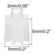 thumbnail image 2 of Engranajes de plástico Uxcell 10Pcs 8 dientes, engranajes de eje de plástico modelo 082AA, engranaje de reducción para robot DIY RC, módulo blanco 0.5, 2 of 7