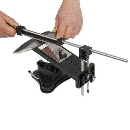 Professional Fix-angle Kitchen Knife Sharpener System Hand Sharpening with 4