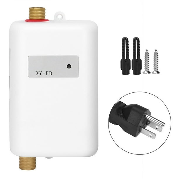 Calentador de agua instantáneo sin tanque Sincero Blanco 110V 3000W