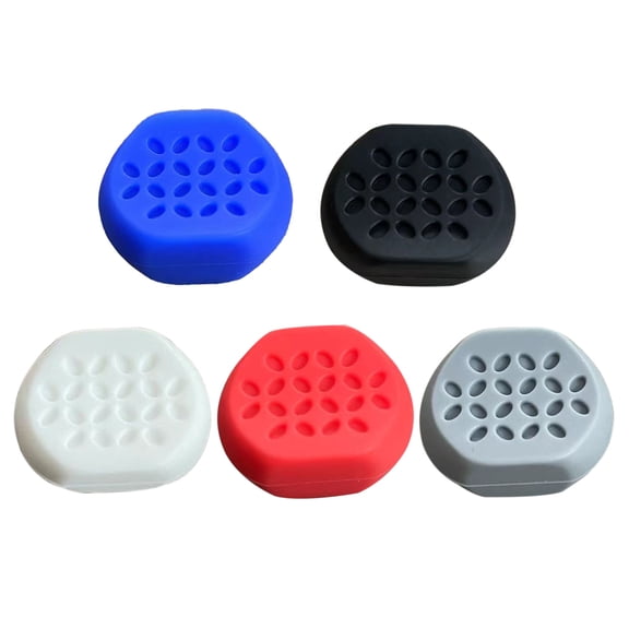 Pebbuoy 6Pcs Jaw Exerciser Set 3 Resistance Levels Facial Muscle Trainer Masseter Muscle Strengthener Jawline Enhancement Device