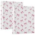 thumbnail image 2 of Three Ring Binder Pink Bow 1.5 Inch Round Binder D-Rings for Office Supplies and More, 2 of 10
