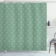 thumbnail image 1 of Ambesonne Fleur De Lis Shower Curtain, Retro Royal Lilies, 69"Wx84"L, Reseda Green, 1 of 3