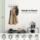 thumbnail image 3 of Coat Rack Wall Mount - 5 Tri Hooks, Heavy Duty Coat Hooks for Bathroom, Mudroom, Entryway, Kitchen, 304 Stainless Steel Modern Wall Hook Rack (1 Pack, 3 of 5