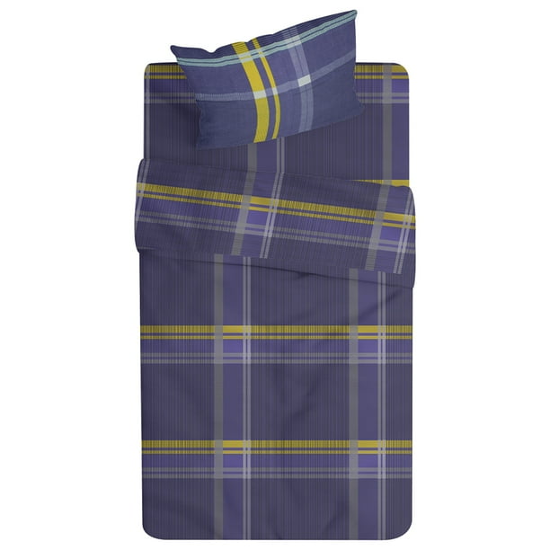 Juego De Sabanas Individuales Estampadas De Microfibra De Poliester 3 Piezas Diseño Elegante Amplias Textura Suave