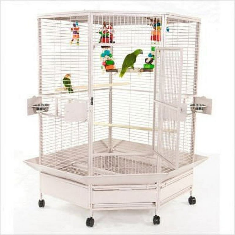 Large corner bird cages for sale cheap