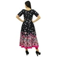 thumbnail image 5 of Bimba Women Long FlaiDress Print Boho Chic Kurta Designer Kurti Clothing, 5 of 7