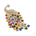 thumbnail image 2 of Broche pavo real Xihbxyly diamantes cristal imitación colores accesorios boutique, 2 of 7