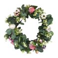 thumbnail image 2 of Floral de 42cm para Puerta de , Decoración de para Colgar en de Halloween , Peony Peonía BLESIY Corona para colgar en la puerta de entrada, 2 of 8