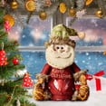 thumbnail image 6 of Christmas Gift Bags Christmas Ornament Gift Bag Storage Bag for Candy Xmas Favor Santa Claus 28x19cm, 6 of 8