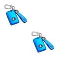 thumbnail image 1 of Kenally Llavero de coche desmontable elegante funda protectora brillante accesorios con reemplazo de llavero para CX-5/CX-30/CX-9 2020-2021 azul Azul 2piezas Kenally CBP383938, 1 of 6